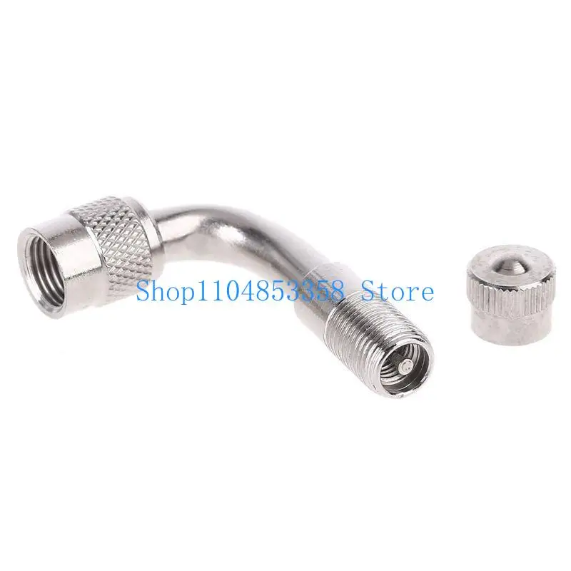 652F Air Tyre for Valves Stem Extension Adapter Tire Repair Tool for Scootor Truck Motorcycle Bicycles Accessories 90 Degree
652F Air Tyre for Valves Stem Extension Adapter Tire Repair Tool for Scootor Truck Motorcycle Bicycles Accessories 90 Degree