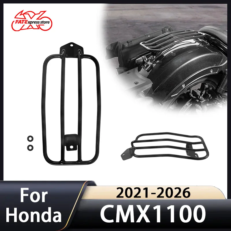 For Honda CM1100 CMX1100 2021-2026 Motorcycle Rear Luggage Backrest Rack Cargo Carrier Mount Shelf Holder Support
For Honda CM1100 CMX1100 2021-2026 Motorcycle Rear Luggage Backrest Rack Cargo Carrier Mount Shelf Holder Support