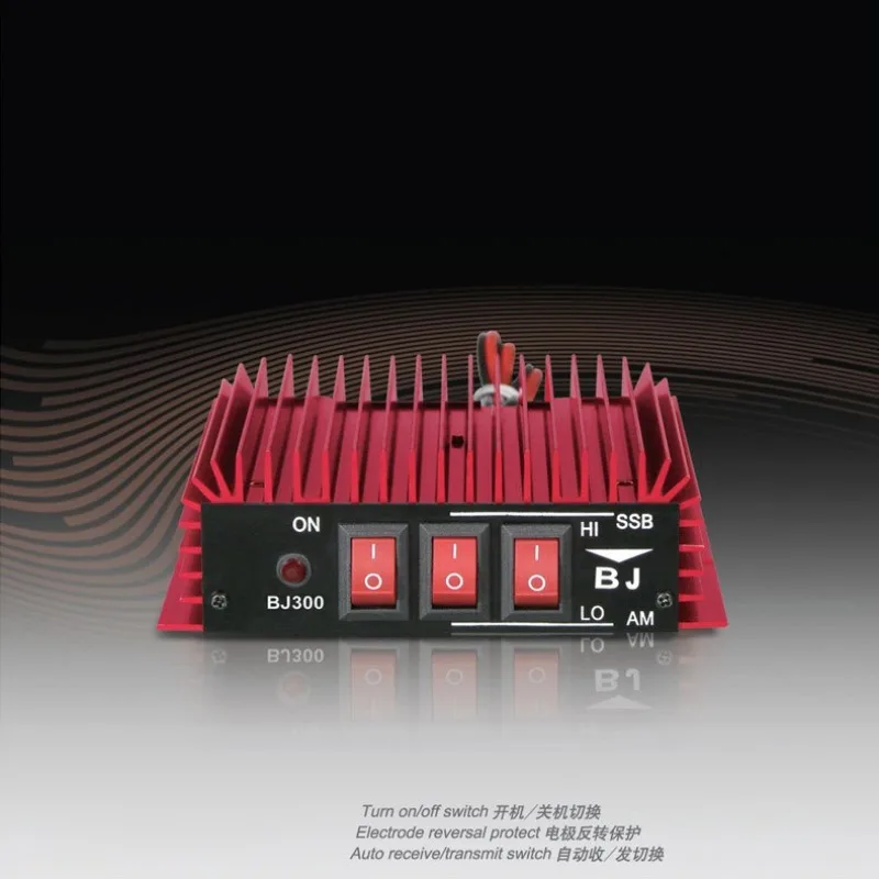 BJ-300 Mini High Power Full Mode Power Amplifier CB Amplifier Switching Power Supply SSB Unilateral Amplifier
BJ-300 Mini High Power Full Mode Power Amplifier CB Amplifier Switching Power Supply SSB Unilateral Amplifier