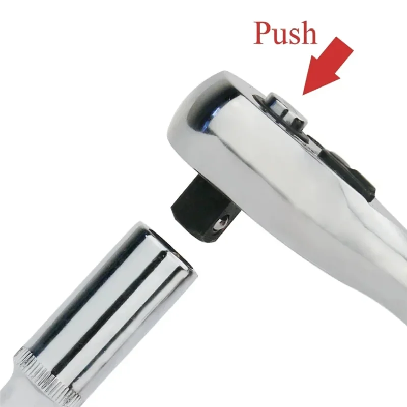 ABUI-1/4" 3/8" 1/2" Ratchet Wrench 24Tooth Quick Release Socket Automotive Nut Reversible Drive Hand Repair Tool
ABUI-1/4" 3/8" 1/2" Ratchet Wrench 24Tooth Quick Release Socket Automotive Nut Reversible Drive Hand Repair Tool