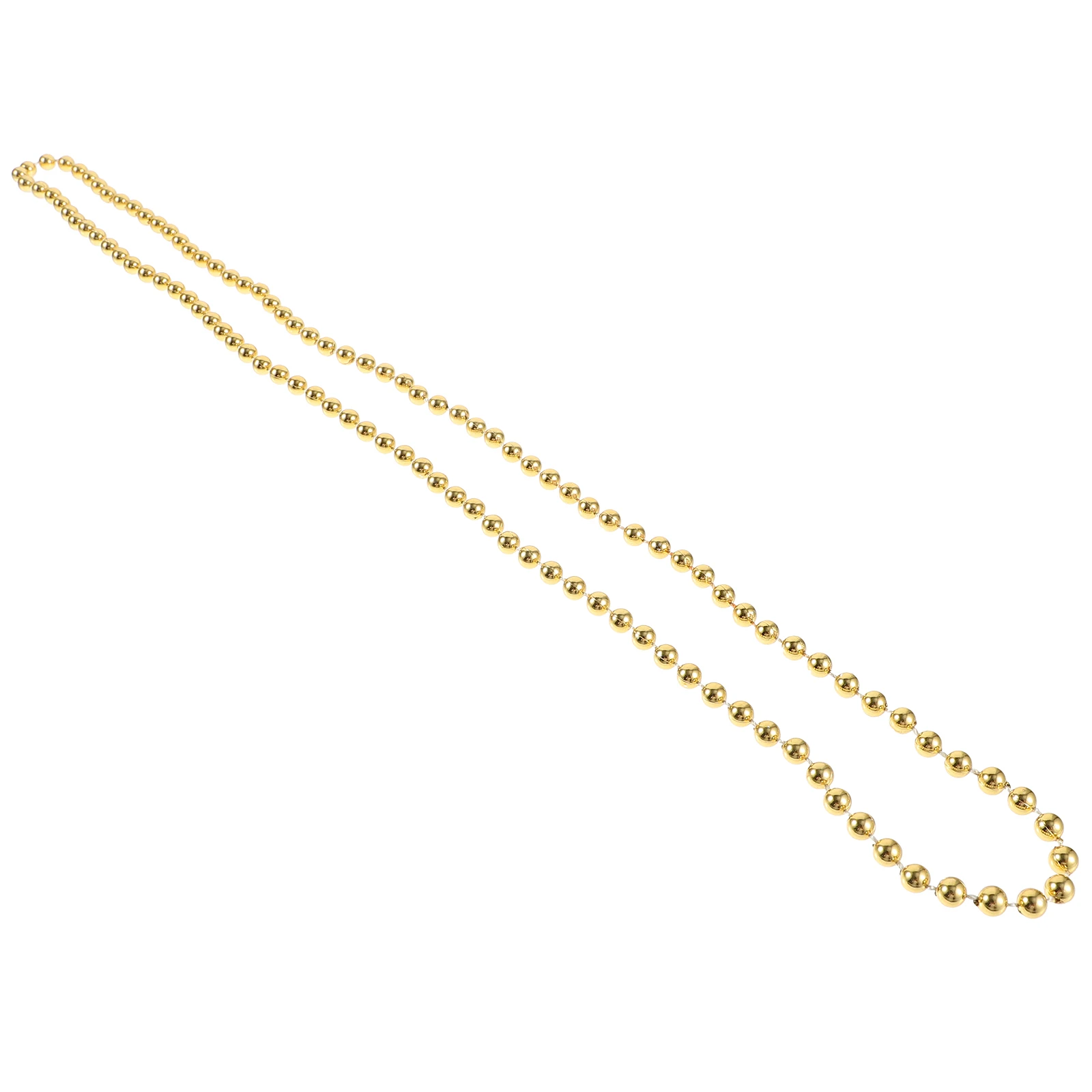 5pcs Yellow Bead Necklace Chain for Carnival Party Decorations Gras Beads Stage Props Lightweight Durable Plastic Beaded
5pcs Yellow Bead Necklace Chain for Carnival Party Decorations Gras Beads Stage Props Lightweight Durable Plastic Beaded