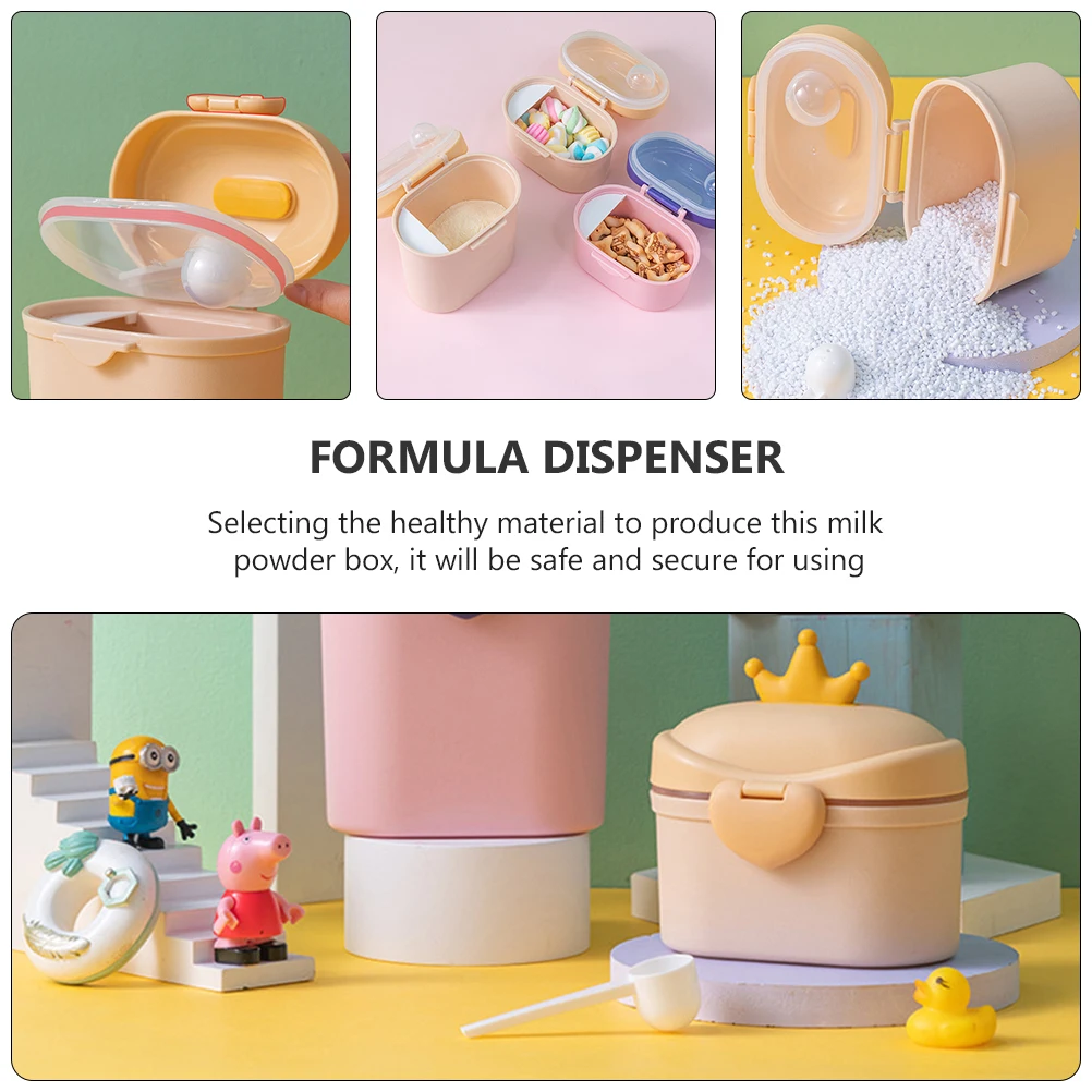 Milk Powder Box Formula Dispenser Airtight Container for Travel PP Material Baby Food Storage Containers with Spoon
Milk Powder Box Formula Dispenser Airtight Container for Travel PP Material Baby Food Storage Containers with Spoon