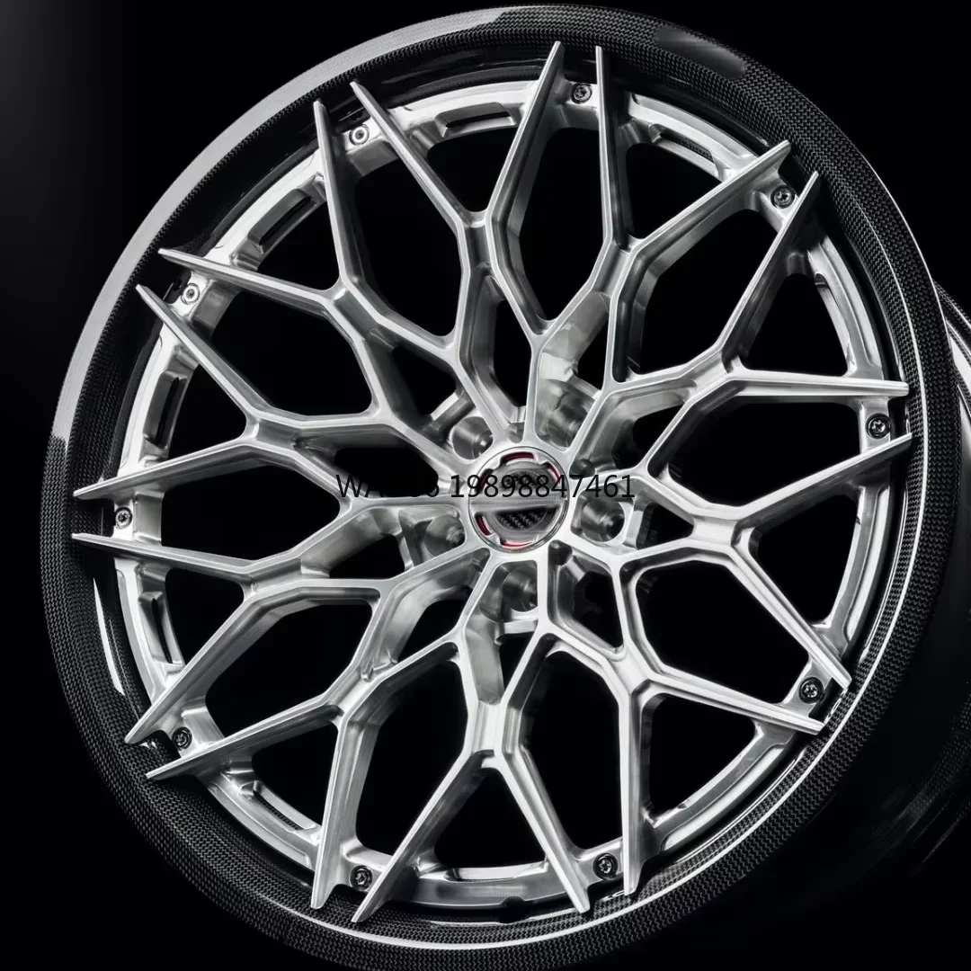 carbon fiber 2-piece luxury forged custom car wheel rim 5x114.3 5x120 5x130 18 19 20 21 22 inches for Mercedes Ferrari SF90
carbon fiber 2-piece luxury forged custom car wheel rim 5x114.3 5x120 5x130 18 19 20 21 22 inches for Mercedes Ferrari SF90