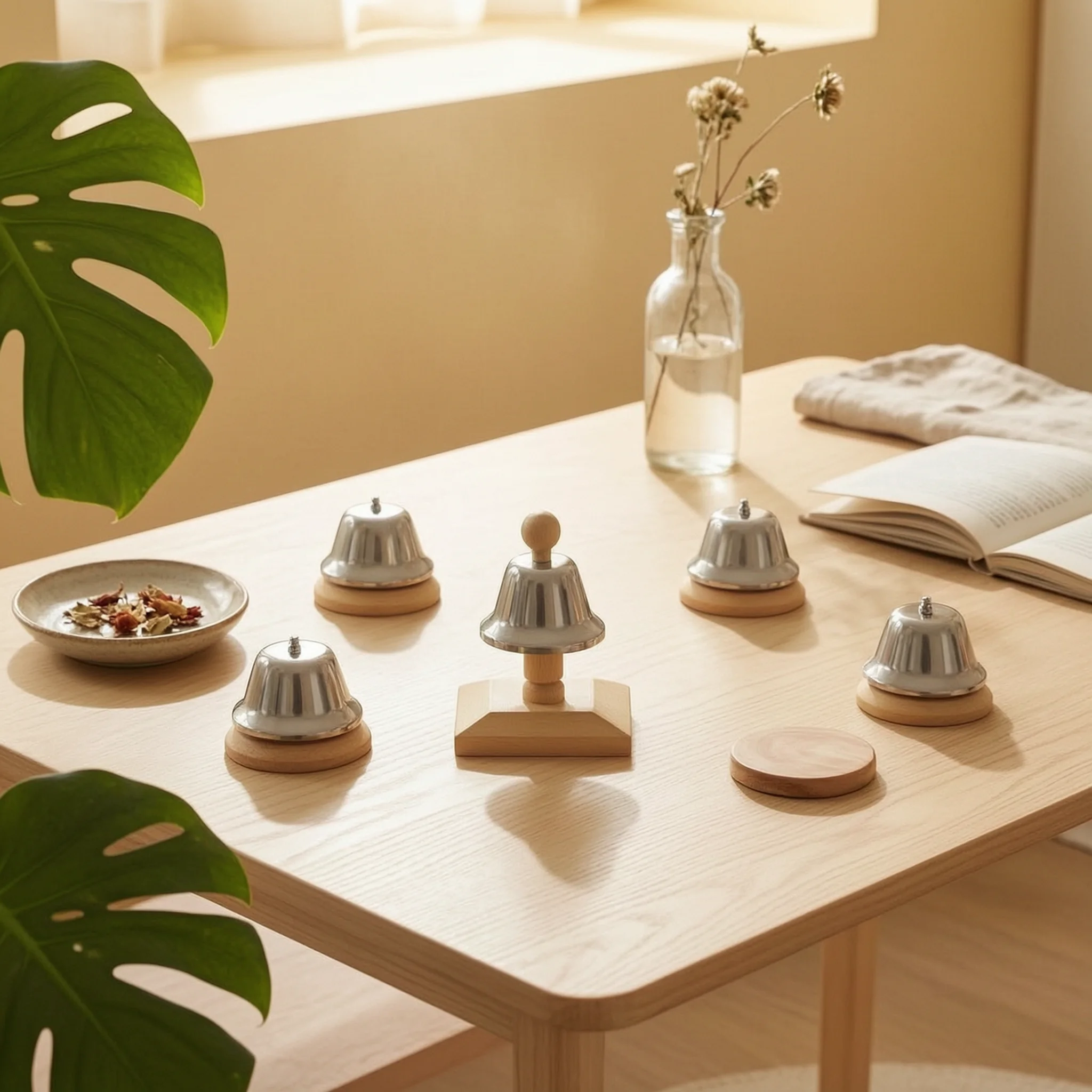 8 Note Bell Set Educational Wooden Melody Bell Desk Bells Safe Water-Based Paint Tuned Music Bells Lightweight for Home Learning
8 Note Bell Set Educational Wooden Melody Bell Desk Bells Safe Water-Based Paint Tuned Music Bells Lightweight for Home Learning
