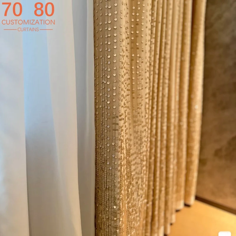 New Product French Beige Gold Wave Woven Curtains for Living Room and Bedroom Custom Door Curtains Finished Gold Products
New Product French Beige Gold Wave Woven Curtains for Living Room and Bedroom Custom Door Curtains Finished Gold Products