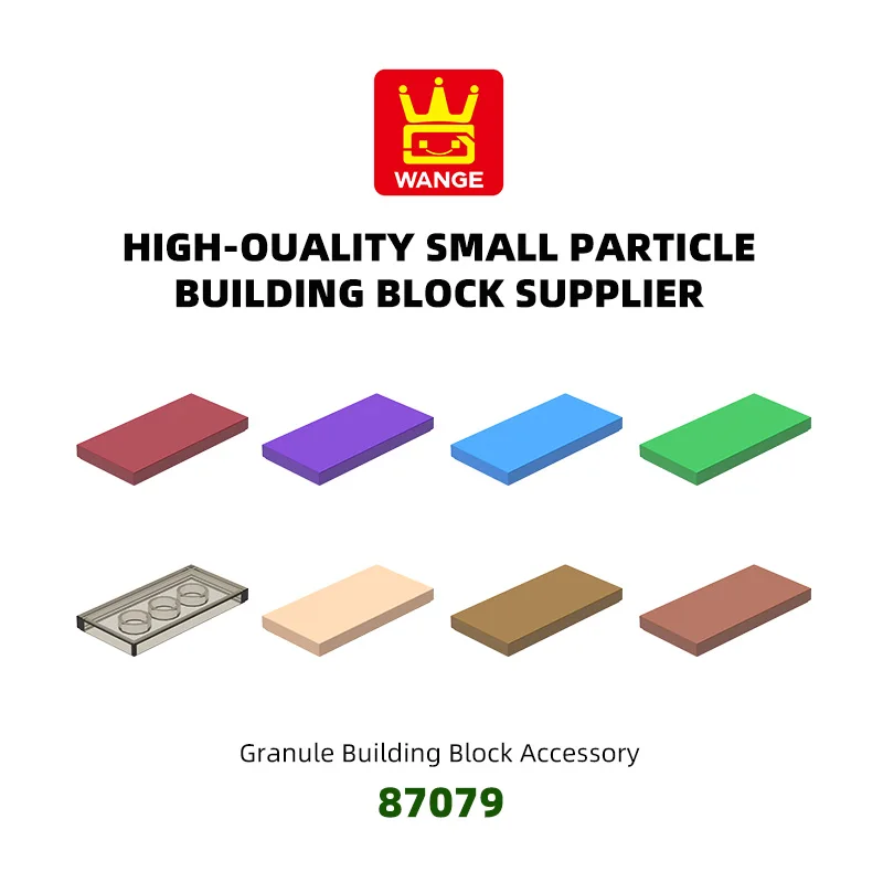 WANGE 87079 100g/106PCS Tile 2 x 4 Building Blocks Moc Color Accessories Compatible with Brick DIY Spare Parts Toy Gift
WANGE 87079 100g/106PCS Tile 2 x 4 Building Blocks Moc Color Accessories Compatible with Brick DIY Spare Parts Toy Gift