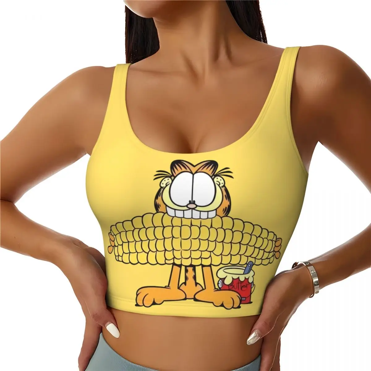 Custom G-Garfields Wallpaper High Impact Sports Bras for Women Comic Seamless Workout Yoga Crop Tank Tops
Custom G-Garfields Wallpaper High Impact Sports Bras for Women Comic Seamless Workout Yoga Crop Tank Tops