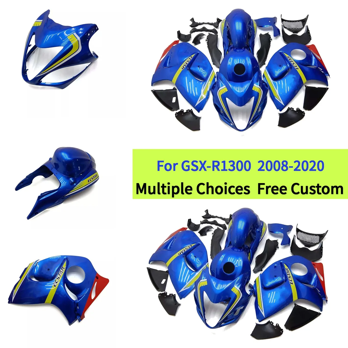 Motorcycle Fairing For Suzuki Hayabusa GSXR1300 2008-2020 ABS Injection Body Kit Replacement
Motorcycle Fairing For Suzuki Hayabusa GSXR1300 2008-2020 ABS Injection Body Kit Replacement