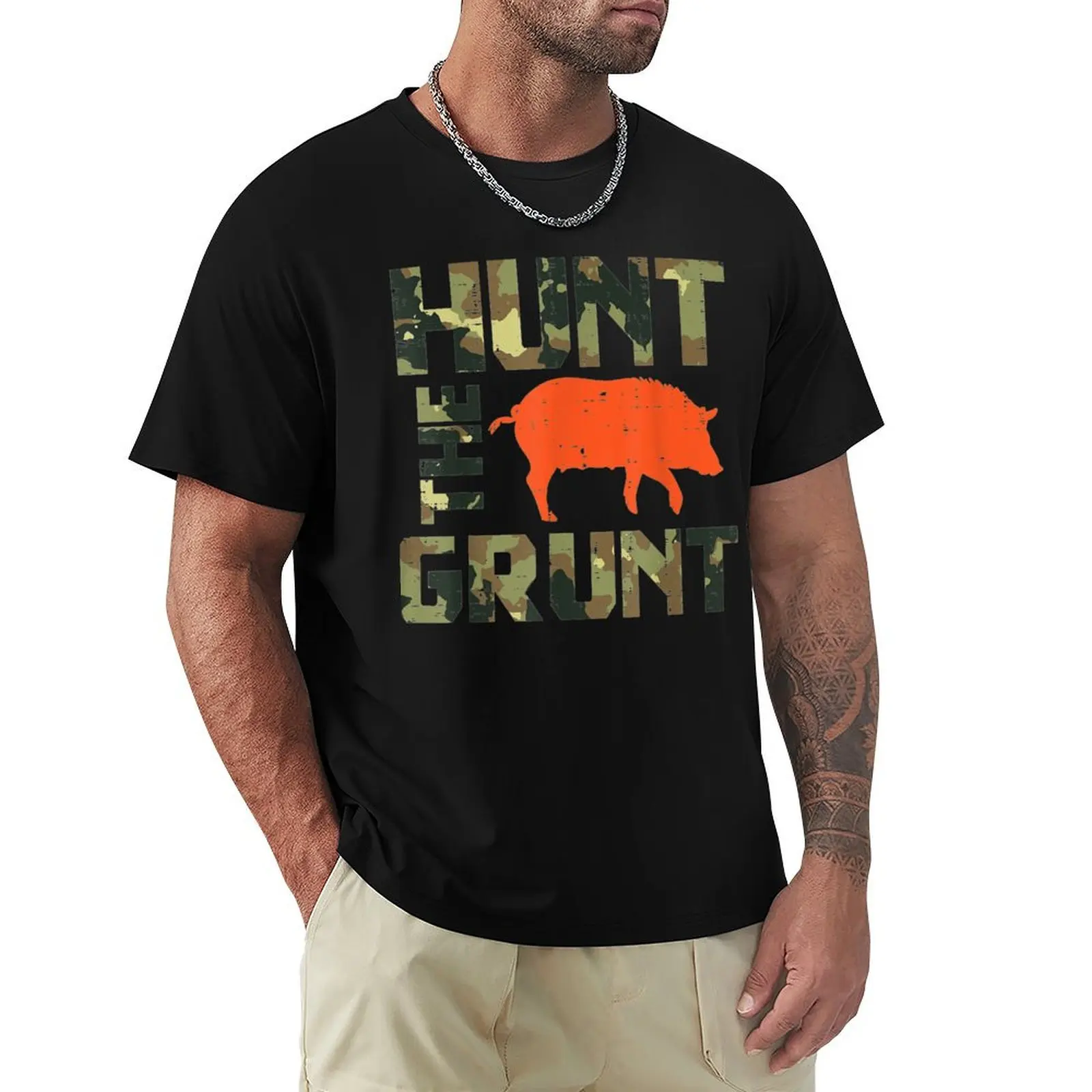 Camo Hunt The Grunt Hog Vintage Wild Boar Hunting Hunt Dad T-Shirt Holiday Outdoor T-Shirt
Camo Hunt The Grunt Hog Vintage Wild Boar Hunting Hunt Dad T-Shirt Holiday Outdoor T-Shirt