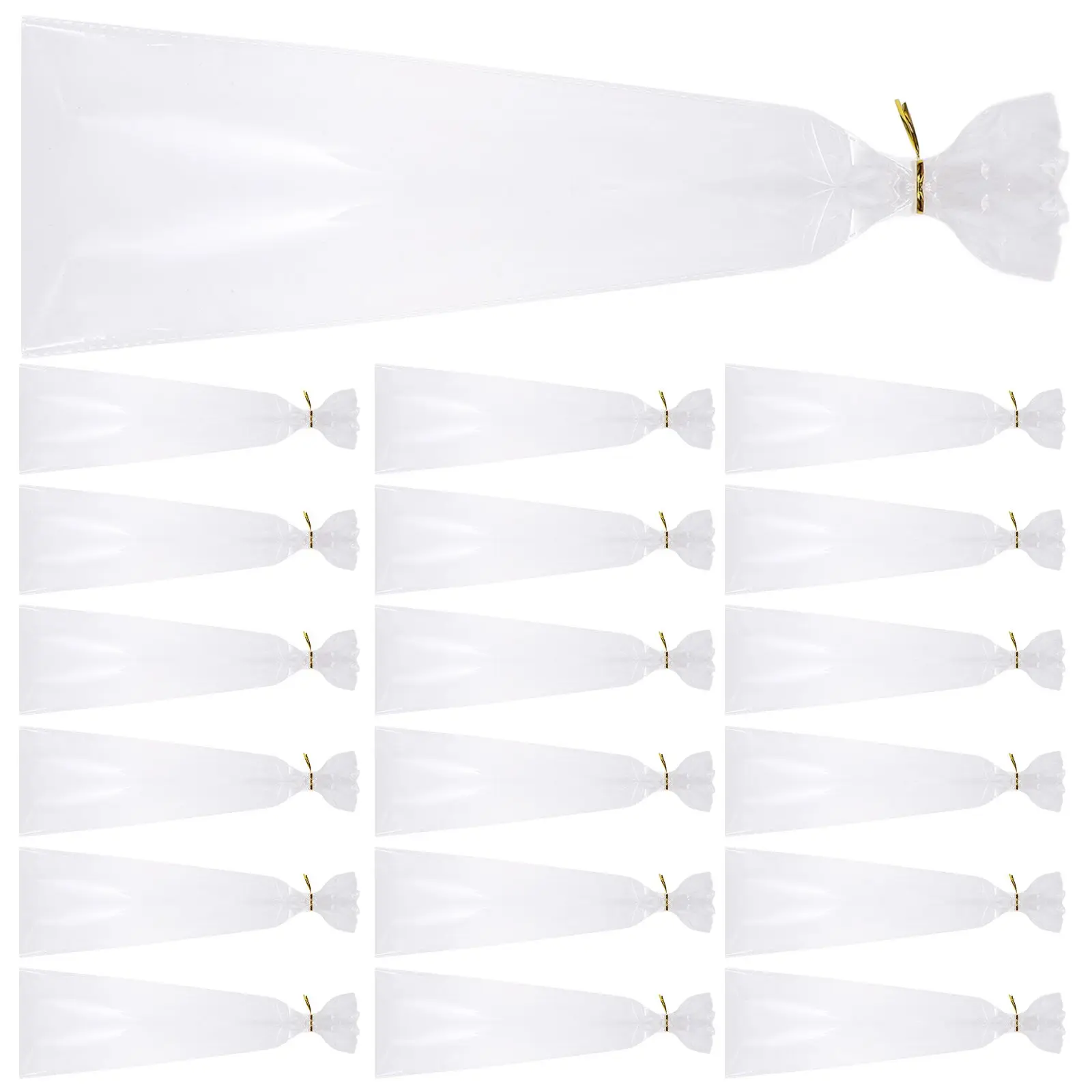 100 set Bread Packaging Bag 12x38cm Transparent Caterpillar Bread Bags Storage Long French Homemade Bakery Food Store Treat
100 set Bread Packaging Bag 12x38cm Transparent Caterpillar Bread Bags Storage Long French Homemade Bakery Food Store Treat