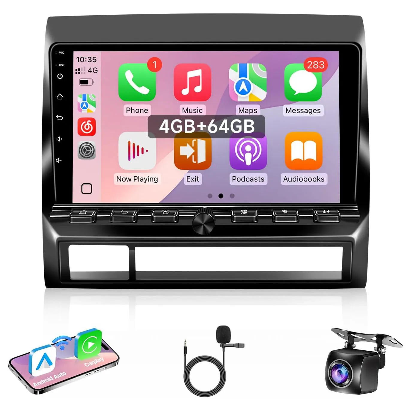 9in IPS Screen for Tacoma Head Unit 5G WiFi GPS FM RDS EQ DSP SWC (4G RAM+64 ROM with Physical Button)
9in IPS Screen for Tacoma Head Unit 5G WiFi GPS FM RDS EQ DSP SWC (4G RAM+64 ROM with Physical Button)
