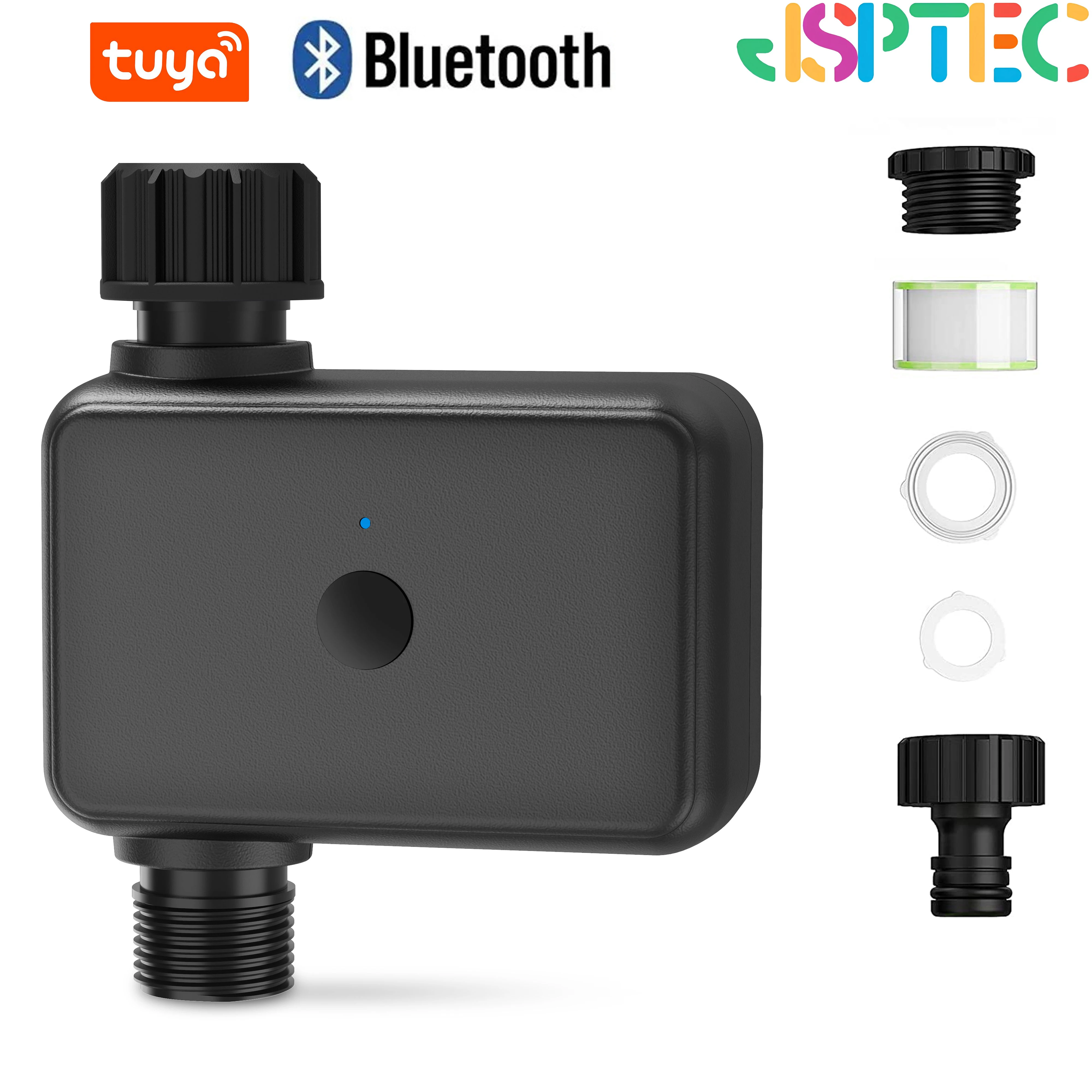 Умный Bluetooth садовый поливочный клапан Tuya, таймеры для орошения, пульт дистанционного управления, моющийся фильтр, программируемый спринклер с таймером
Умный Bluetooth садовый поливочный клапан Tuya, таймеры для орошения, пульт дистанционного управления, моющийся фильтр, программируемый спринклер с таймером