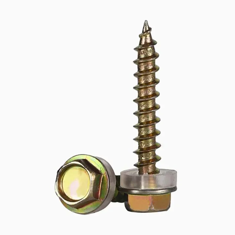 M5 M6 Zinc Plated Steel External Hexagon Flange Head Self-tapping Screw With PVC Washer Gasket
M5 M6 Zinc Plated Steel External Hexagon Flange Head Self-tapping Screw With PVC Washer Gasket