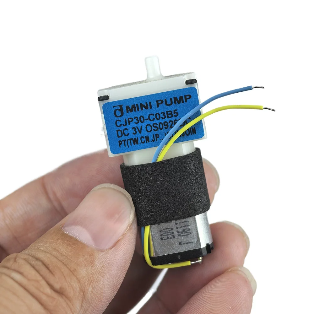 Mini CJP30-C03B5 Air Pump DC 3V 3.7V Inflation Pump For Electronic Blood Pressure Sphygmomanometer
Mini CJP30-C03B5 Air Pump DC 3V 3.7V Inflation Pump For Electronic Blood Pressure Sphygmomanometer