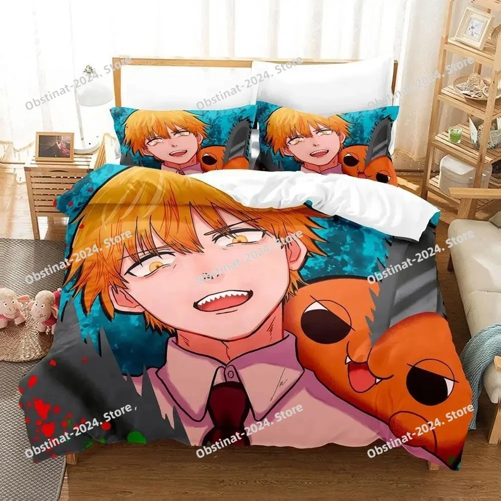 Chainsaw Man Pochita Bedding Set Printed single Comforter Quilt Bed Cover Duvet Cover Pillow Case 3 Pieces Sets Kids Adult Size
Chainsaw Man Pochita Bedding Set Printed single Comforter Quilt Bed Cover Duvet Cover Pillow Case 3 Pieces Sets Kids Adult Size