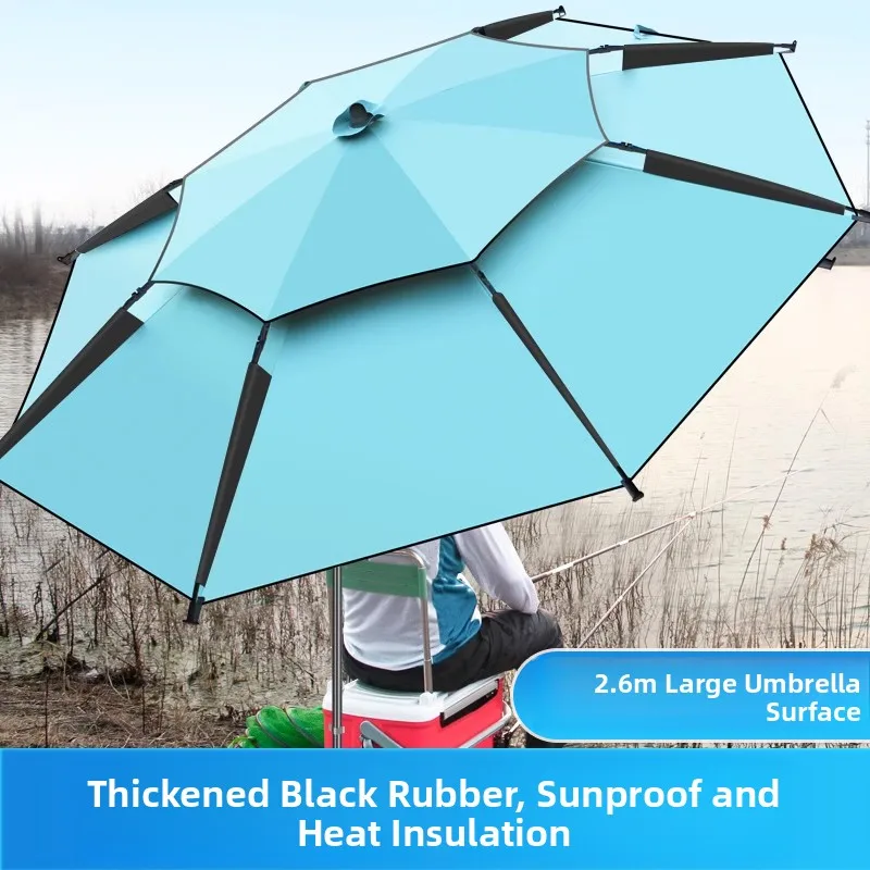Outdoor Fiing Umbrella Thiened Waterproof Multi-directional Sunade Double-layer Bla Glue Model Rainproof Fiing Umbr...
Outdoor Fiing Umbrella Thiened Waterproof Multi-directional Sunade Double-layer Bla Glue Model Rainproof Fiing Umbr...