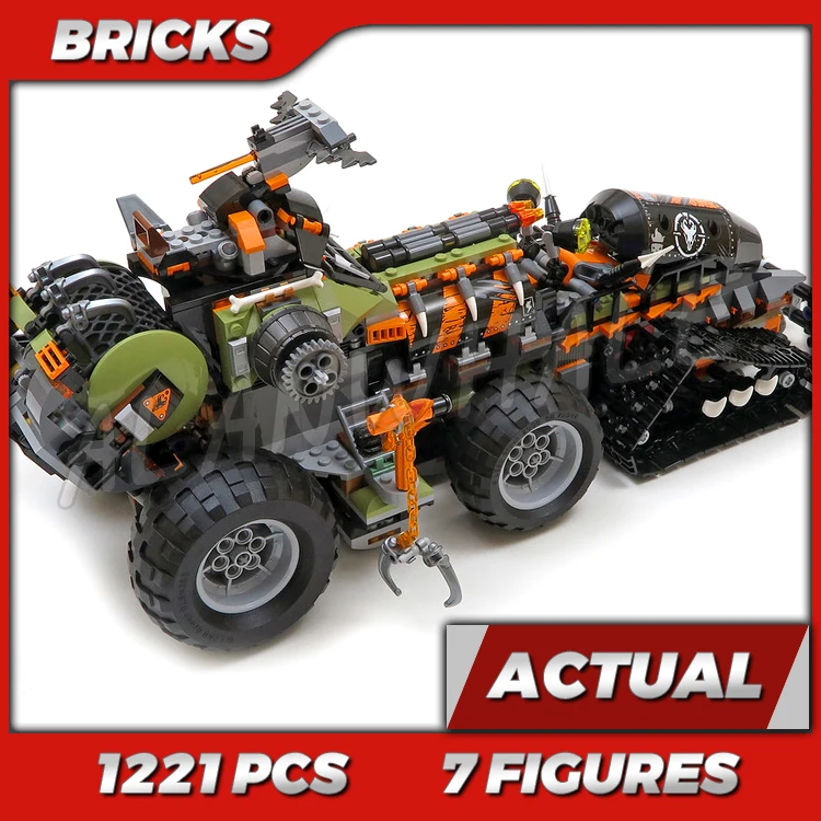 1221pcs Shinobi Dragon Hunted Dieselnaut Utility Tank Gripper Crane Vehicle 10939 Building Kits Toys Compatible with Bricks
1221pcs Shinobi Dragon Hunted Dieselnaut Utility Tank Gripper Crane Vehicle 10939 Building Kits Toys Compatible with Bricks