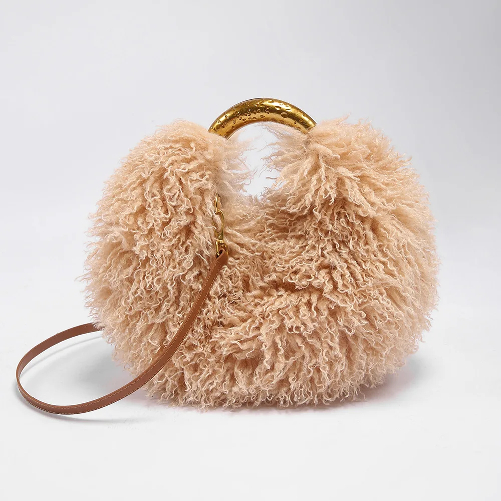 2025 Womens Faux Lamb Fur Round Bag Fluffy Plush Top Handle Crossbody Bag Trendy Chic Soft Daily Handbag Fuzzy Fur Bag
2025 Womens Faux Lamb Fur Round Bag Fluffy Plush Top Handle Crossbody Bag Trendy Chic Soft Daily Handbag Fuzzy Fur Bag