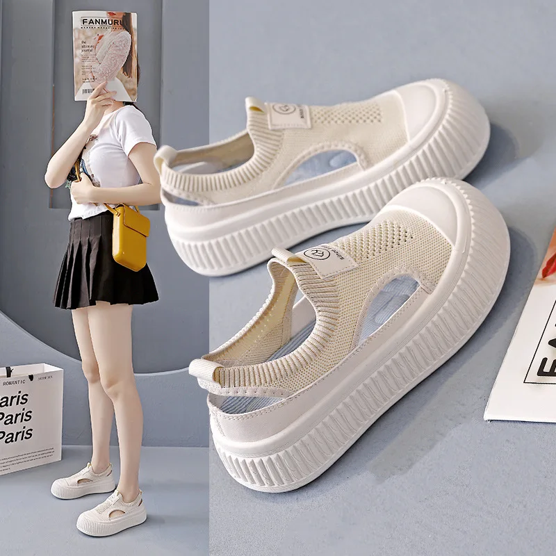 Summer Women's Vulcanized Shoes Hollow Mesh Casual Shoe Women Fashion Breathable Platform Sneakers Shoes New Zapatillas De Mujer
Summer Women's Vulcanized Shoes Hollow Mesh Casual Shoe Women Fashion Breathable Platform Sneakers Shoes New Zapatillas De Mujer