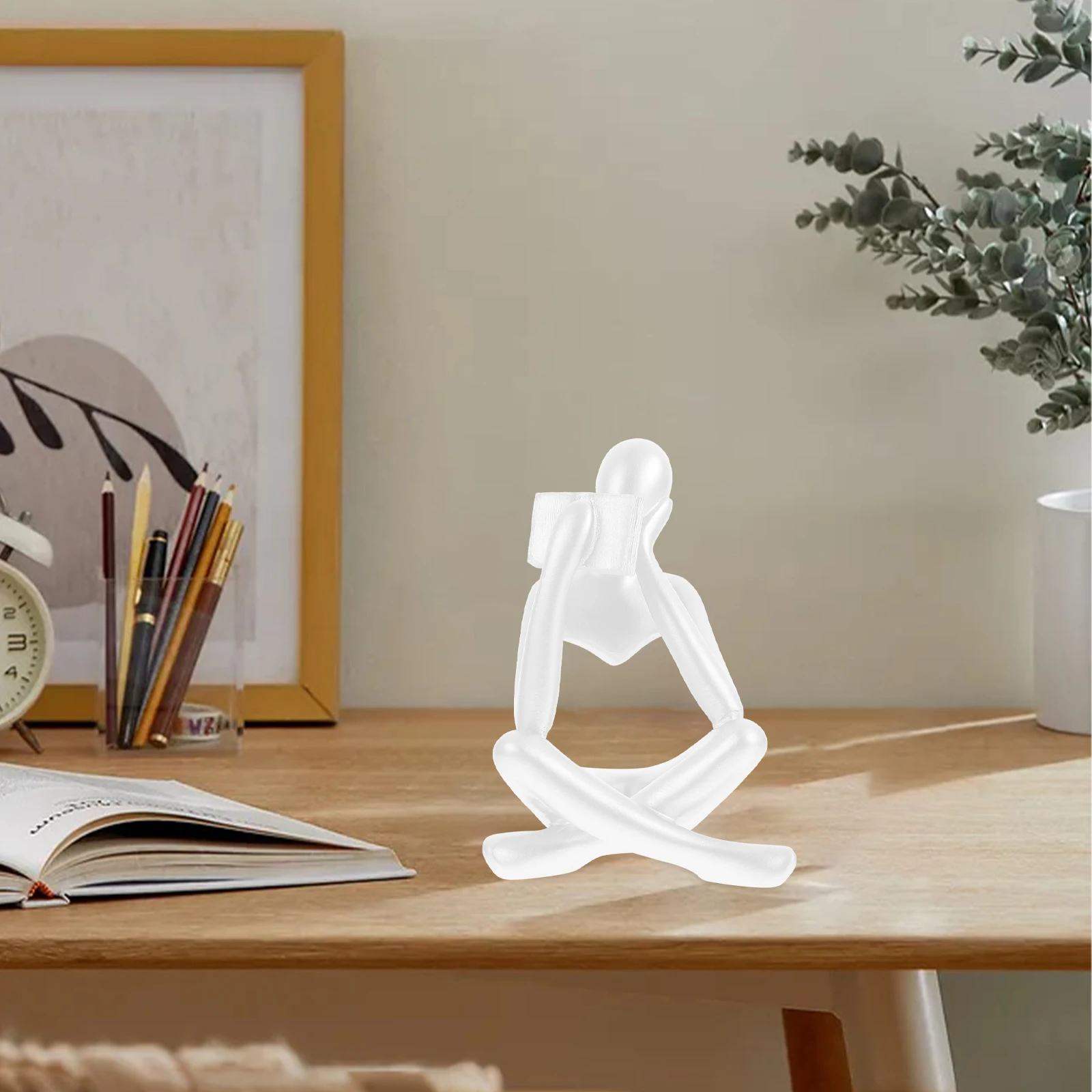 Abstract Thinker Statue Figurine Decor Art Sculpture Resin Craft Bookshelf Figure Home Office Decor Nordic Style Desk nament
Abstract Thinker Statue Figurine Decor Art Sculpture Resin Craft Bookshelf Figure Home Office Decor Nordic Style Desk nament