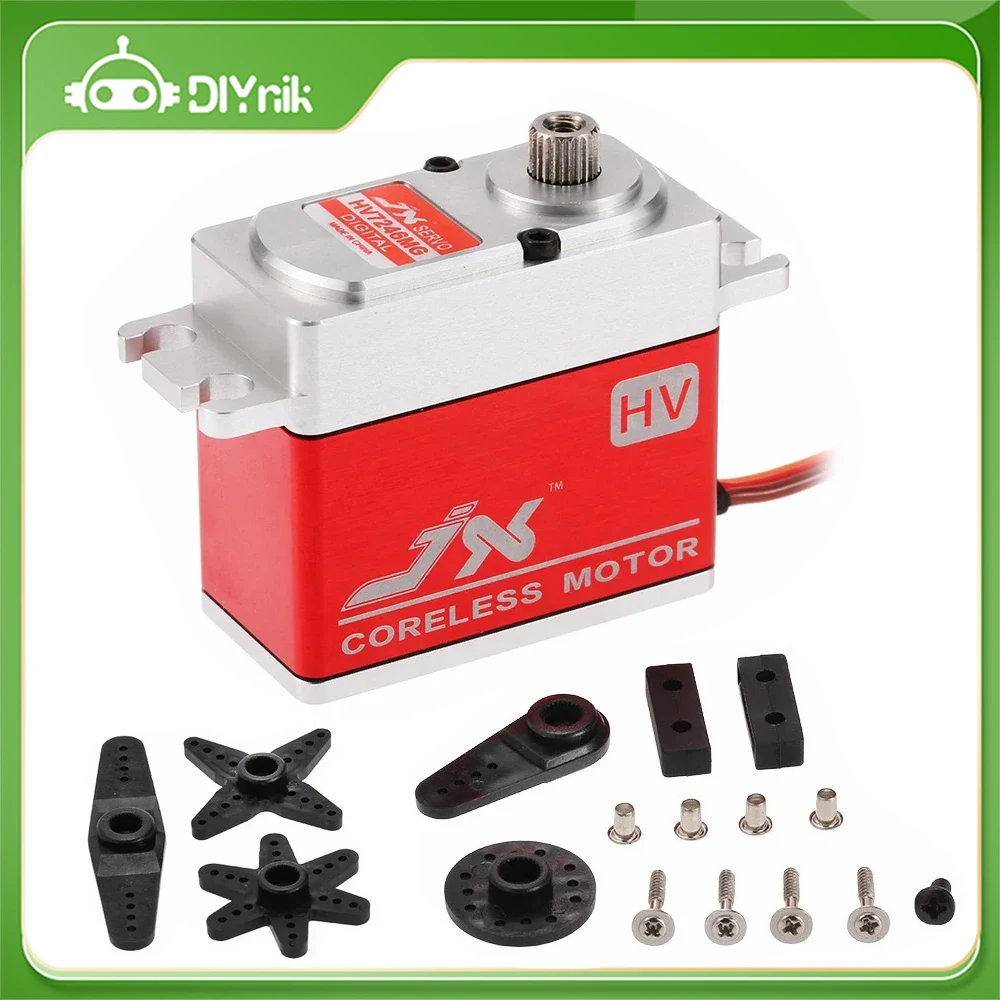 JXServo HV7246MG 46KG Motor Sin Núcleo alto par alta presión impermeable Metal Gear Servo Digital para Robot RC modelo de coche
JXServo HV7246MG 46KG Motor Sin Núcleo alto par alta presión impermeable Metal Gear Servo Digital para Robot RC modelo de coche