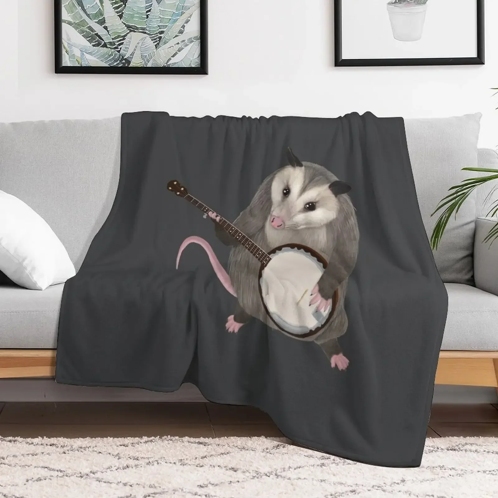 Opossum playing the banjo - possum Throw Blanket Thermal Stuffeds Retros Soft Plaid Blankets
Opossum playing the banjo - possum Throw Blanket Thermal Stuffeds Retros Soft Plaid Blankets