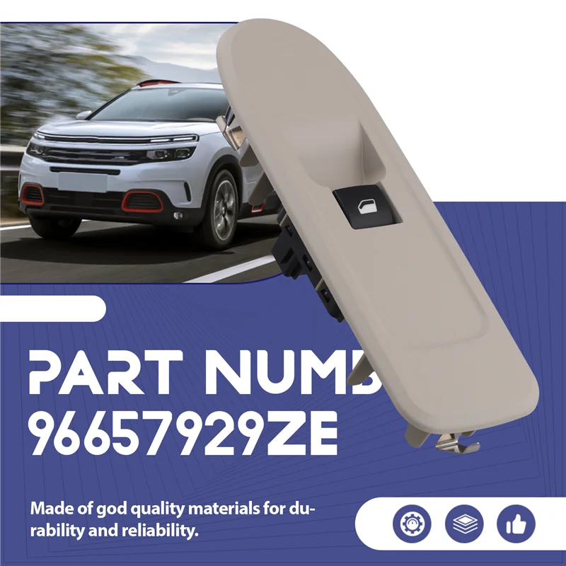 ABQB-For 208 308 2008 408 Citroen C5 Passenger Side Power Window Regulator Control Switch 96657929ZE 4 Pins
ABQB-For 208 308 2008 408 Citroen C5 Passenger Side Power Window Regulator Control Switch 96657929ZE 4 Pins