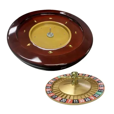 20/22 Inch Casino Roulette Wheel Solid Wood Professional Roulette Wheel Custom Casino Equipment for Sale