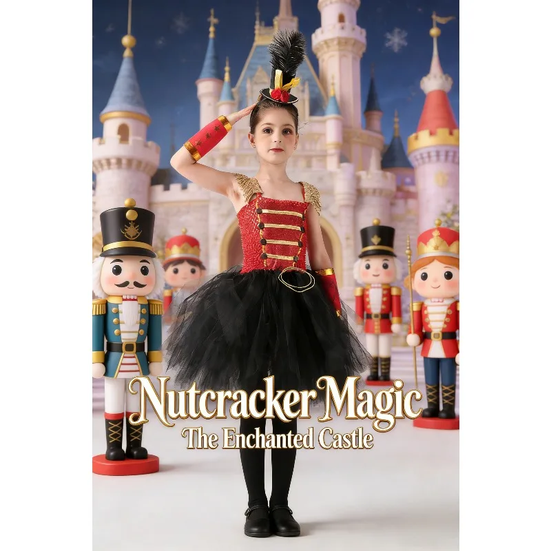 Kids Nutcracker Theme Dress Halloween Cosplay Costume For Girls Stage Show Party Fancy Dress Outfit Festival Performance Costume
Kids Nutcracker Theme Dress Halloween Cosplay Costume For Girls Stage Show Party Fancy Dress Outfit Festival Performance Costume