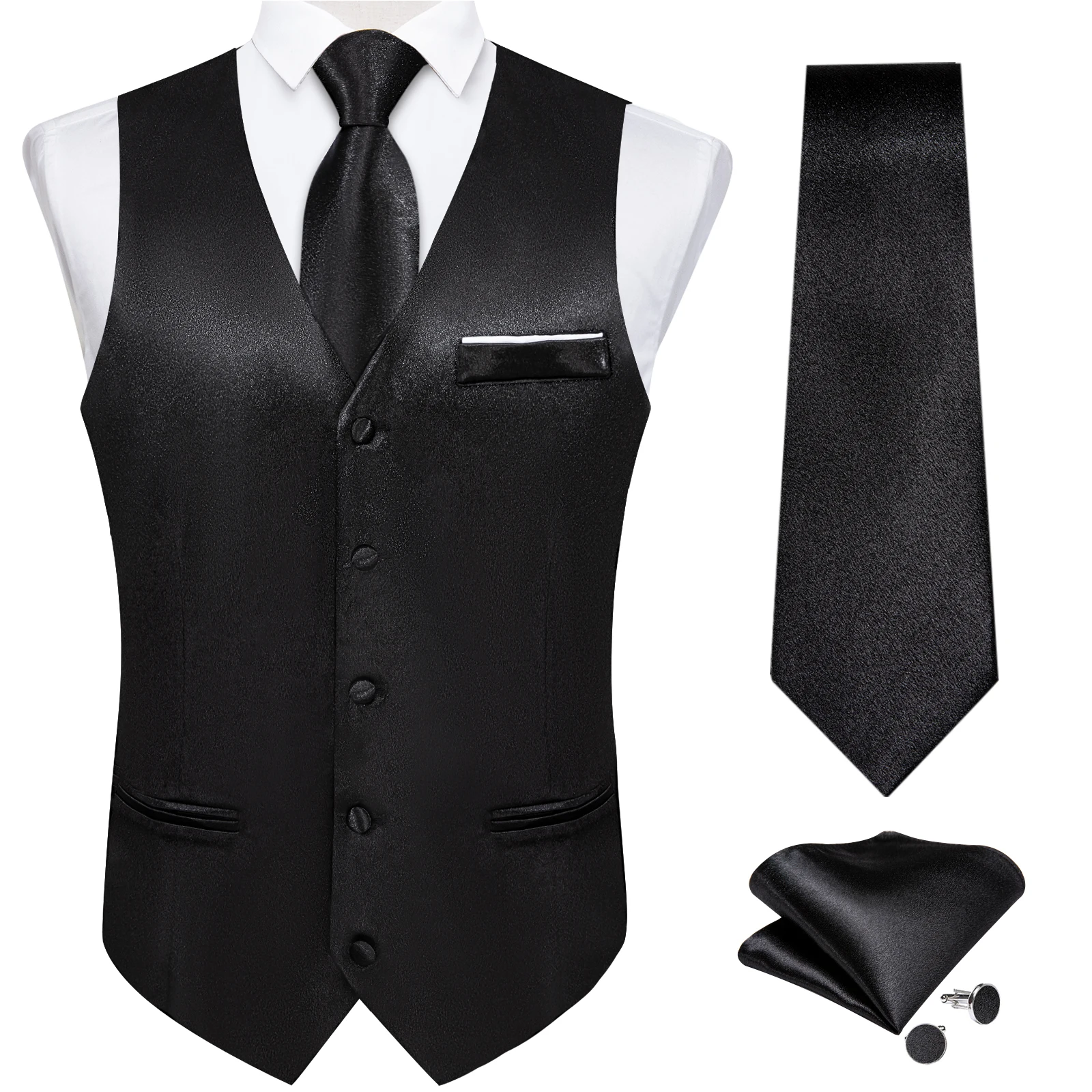 Formal Plain Solid Purple Rose Black Mens Vest Party Wedding Waistcoat Red Pink Pocket Square Tie Suit Set
Formal Plain Solid Purple Rose Black Mens Vest Party Wedding Waistcoat Red Pink Pocket Square Tie Suit Set