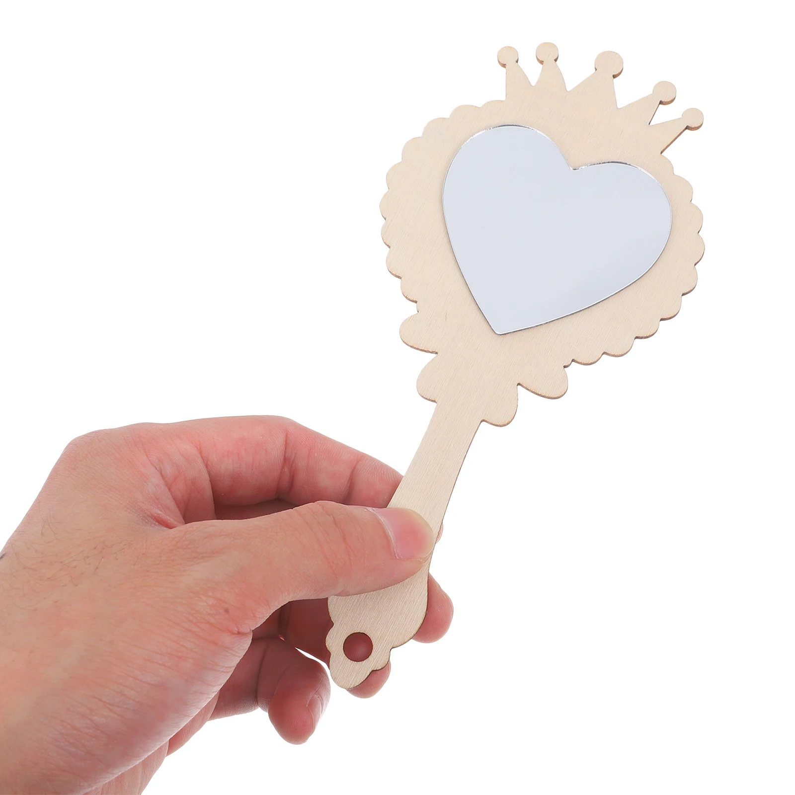 1 set 12 Pieces Children Decorative Mirrors Pink Wooden DIY Craft Unfinished Handheld Small Travel Paintable Princess Mirror
1 set 12 Pieces Children Decorative Mirrors Pink Wooden DIY Craft Unfinished Handheld Small Travel Paintable Princess Mirror