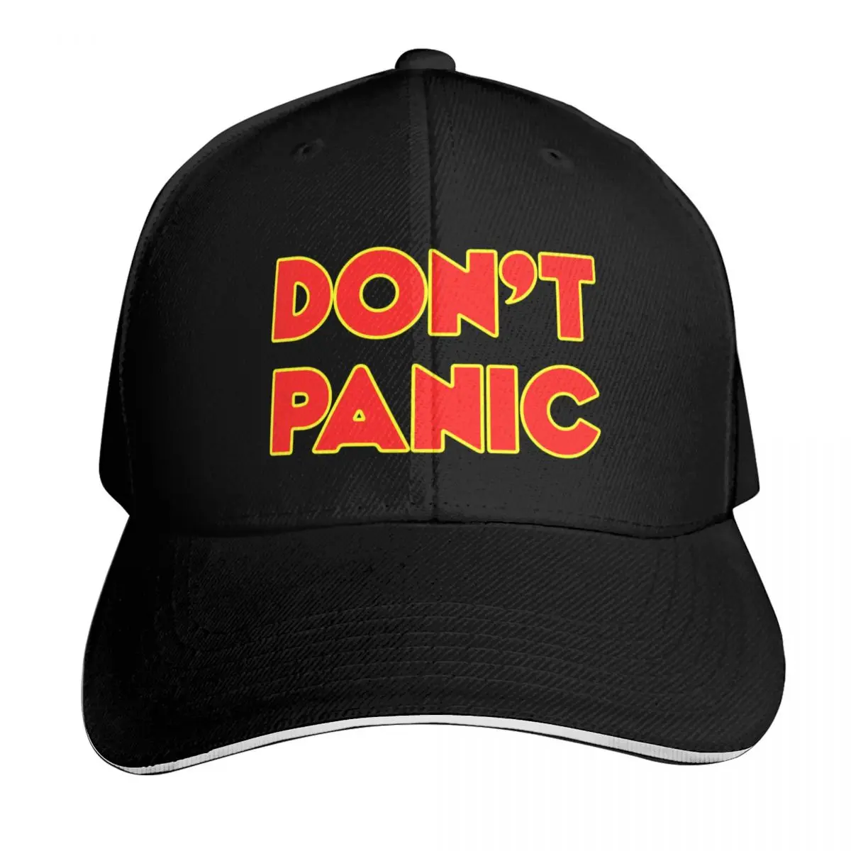 Dont Panic color Baseball Cap Thermal Visor black Sunscreen Golf Wear Mens Tennis Women's
Dont Panic color Baseball Cap Thermal Visor black Sunscreen Golf Wear Mens Tennis Women's