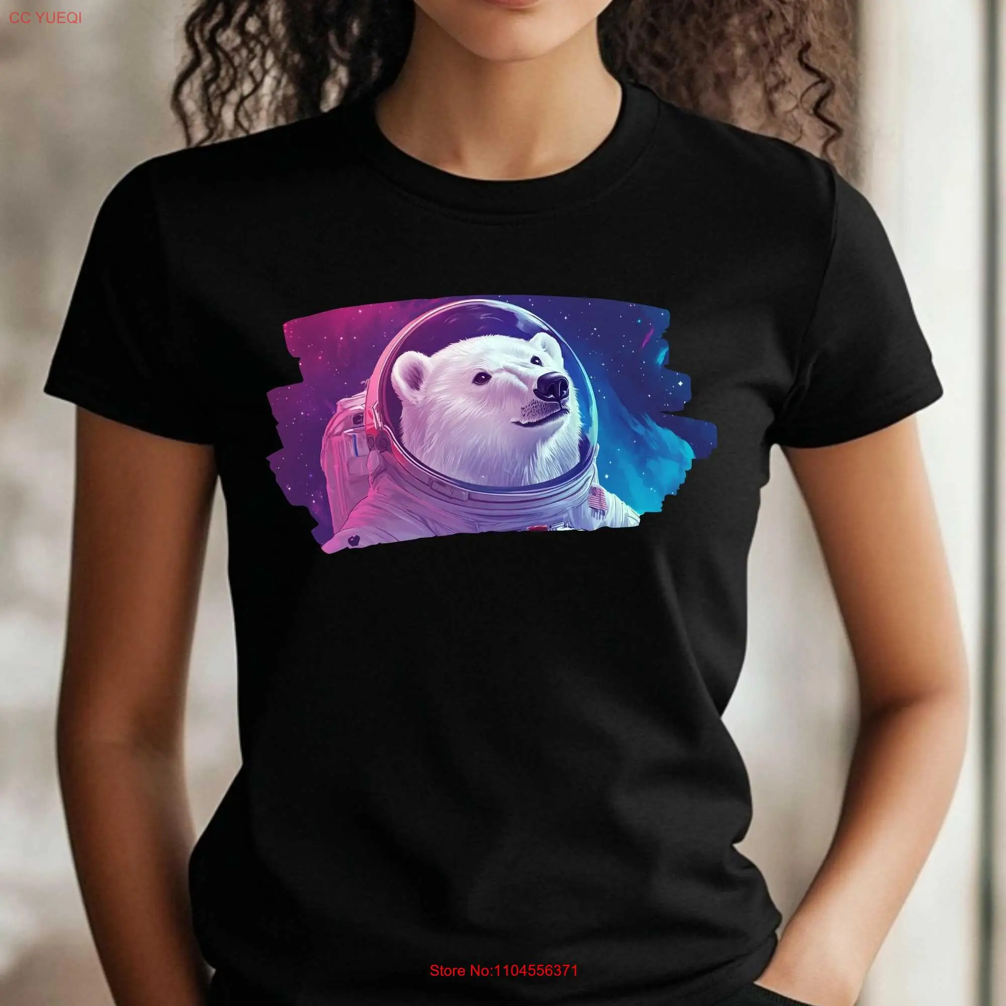 Женская футболка премиум-класса Polar Bear as Astronaut из хлопка с высококачественным принтом для отдыха с уникальным мотивом разных размеров от S до 3XL
Женская футболка премиум-класса Polar Bear as Astronaut из хлопка с высококачественным принтом для отдыха с уникальным мотивом разных размеров от S до 3XL