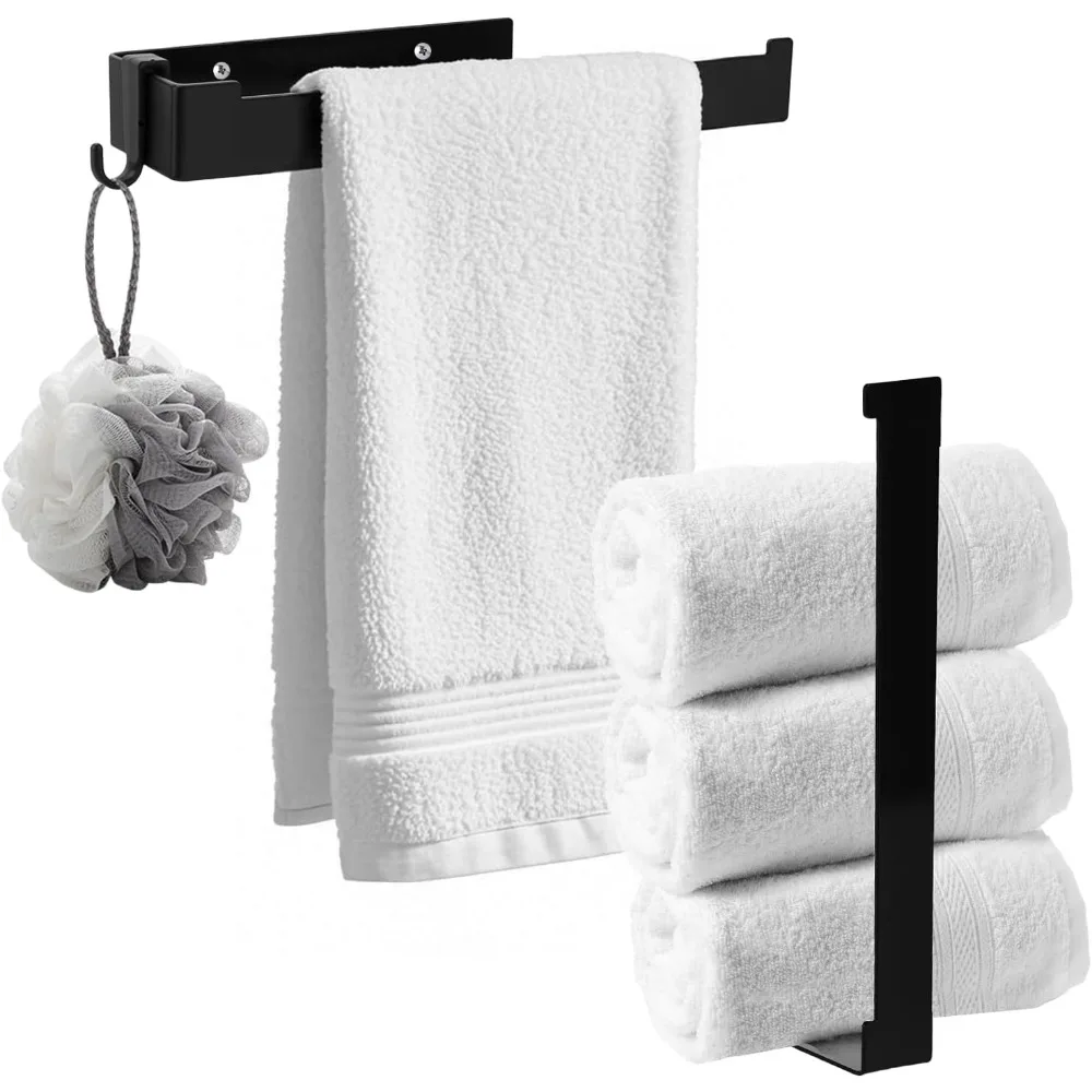 Держатель для полотенец для рук, 2 шт., черные вешалки для полотенец с крючком для установки сверления в шкафу для кухни, ванной комнаты, шкафа
Держатель для полотенец для рук, 2 шт., черные вешалки для полотенец с крючком для установки сверления в шкафу для кухни, ванной комнаты, шкафа