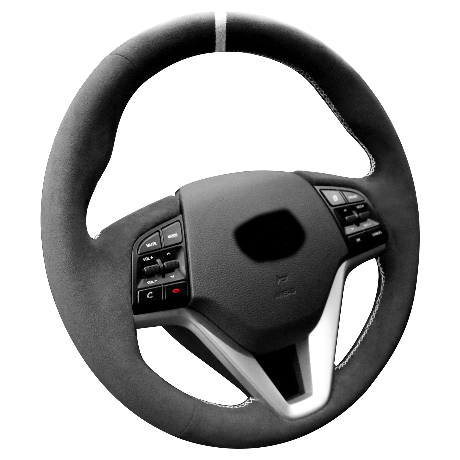 Alfanxi Hand Stitch Alcantara Steering Wheel Cover Compatible with Hyundai Tucson 2016-2023
Alfanxi Hand Stitch Alcantara Steering Wheel Cover Compatible with Hyundai Tucson 2016-2023