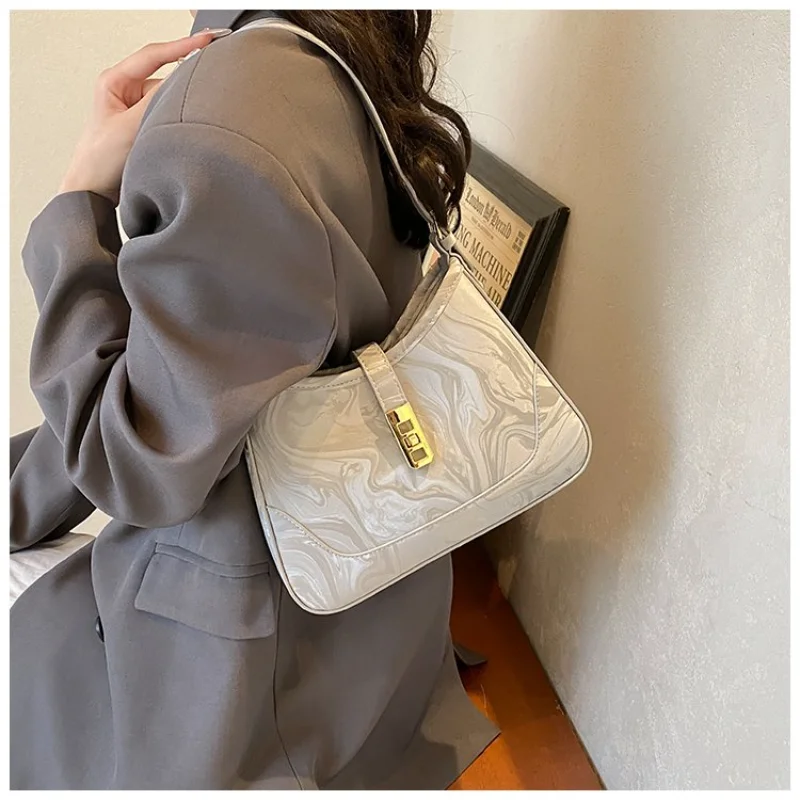 Women's Versatile Gray Marble-Print Hobo Shoulder Bag with Detachable Strap for Work, Errands, Travel and Everyday Wear
Women's Versatile Gray Marble-Print Hobo Shoulder Bag with Detachable Strap for Work, Errands, Travel and Everyday Wear