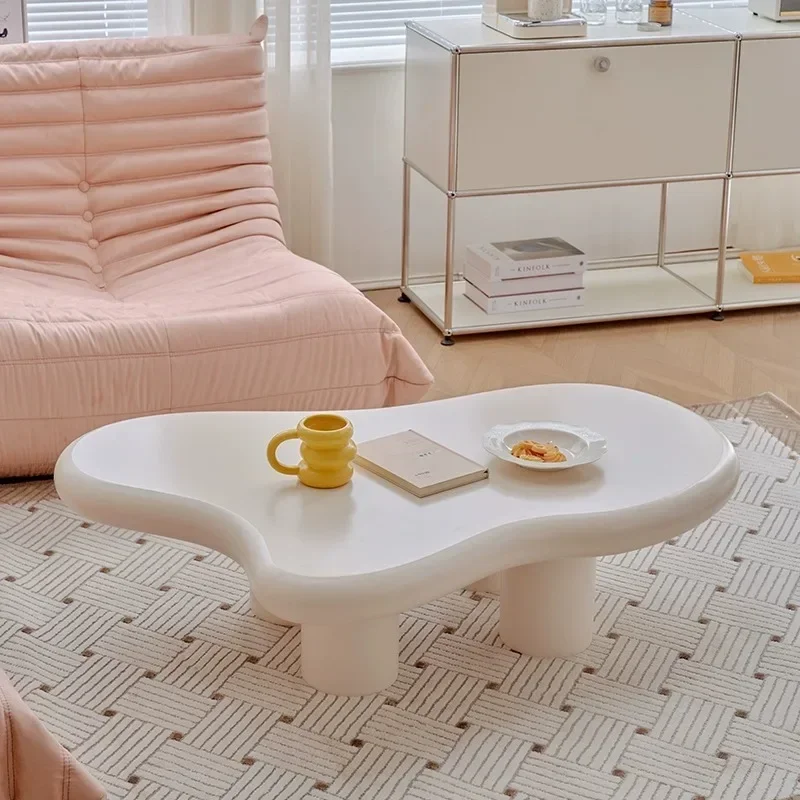 Cream wind cloud coffee table, living room home Nordic simple modern small apartment special-shaped table
Cream wind cloud coffee table, living room home Nordic simple modern small apartment special-shaped table