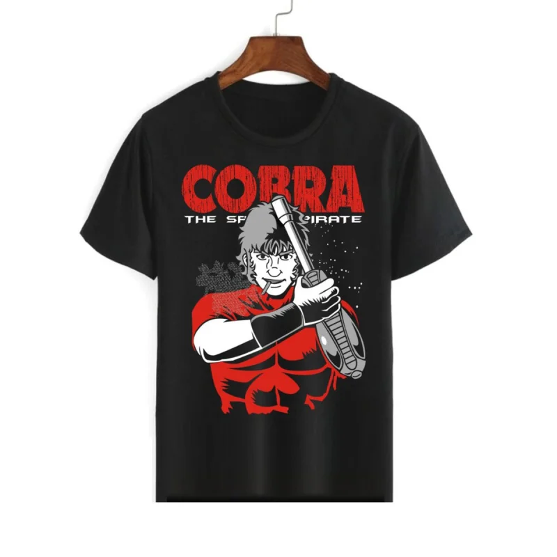 Cobra The Space Pirate100% Cotton large size tops Psychogun Kobura Adventure Anime t shirt for fans Adult tops
Cobra The Space Pirate100% Cotton large size tops Psychogun Kobura Adventure Anime t shirt for fans Adult tops
