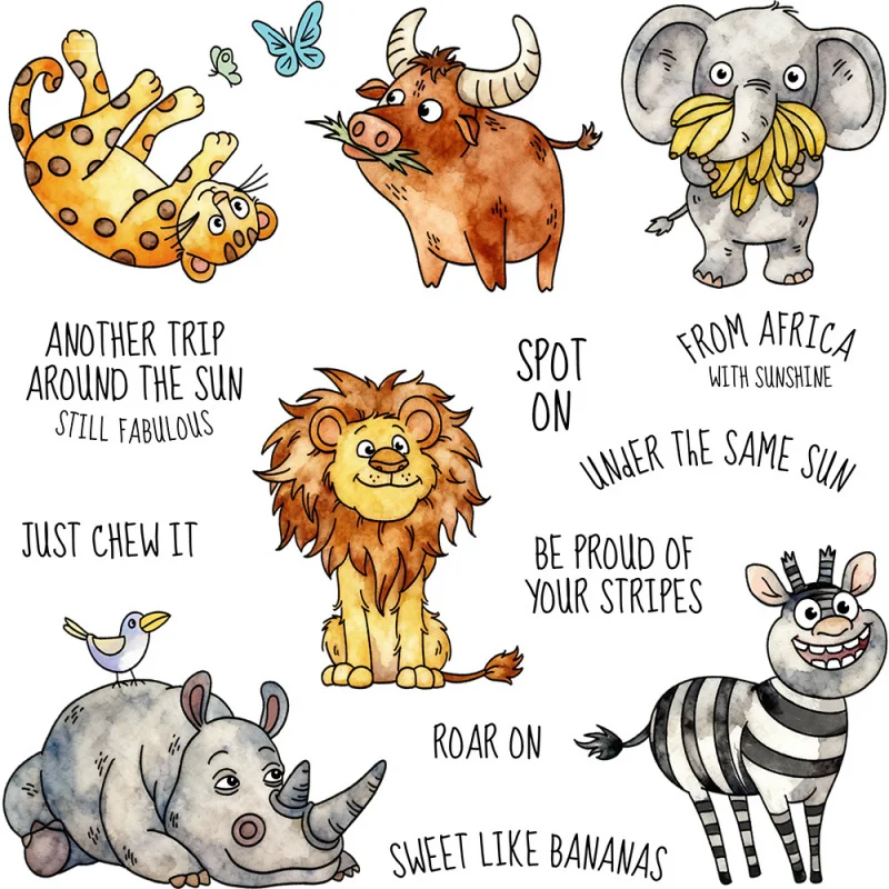 African Animal Silicone Transparent Stamp Embossing Carbon Steel Die for Journal Decoration Pattern Stamp
African Animal Silicone Transparent Stamp Embossing Carbon Steel Die for Journal Decoration Pattern Stamp
