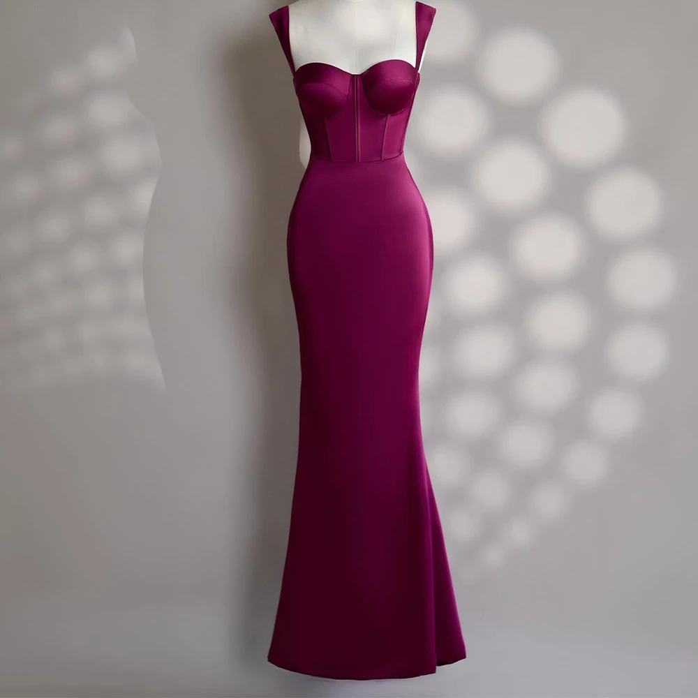 Customized Temperament Draped Strapless Floor Length Mermaid Satin Evening Dress High Quality Spaghetti Straps платье вечернее
Customized Temperament Draped Strapless Floor Length Mermaid Satin Evening Dress High Quality Spaghetti Straps платье вечернее