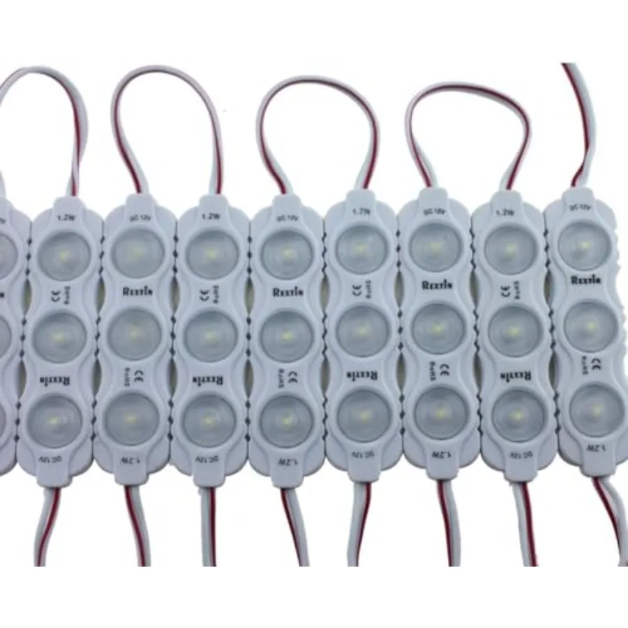 Super bright 200pcs New Model 2835 3 LED Module 120-150LM Per module Waterproof Decorative Light for Letter Sign Advertising Si
