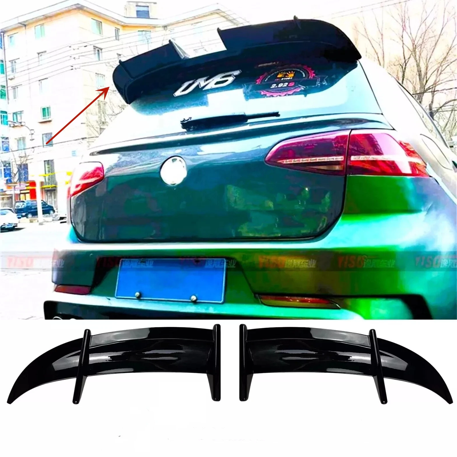 Glossy Black Rear Roof Spoiler Tail Wing For VW Golf 7 GTI GTD R MK7 MK7.5 2013 2014 2015-2020 AK-Style Rear Fixed Wind Bodykit
Glossy Black Rear Roof Spoiler Tail Wing For VW Golf 7 GTI GTD R MK7 MK7.5 2013 2014 2015-2020 AK-Style Rear Fixed Wind Bodykit