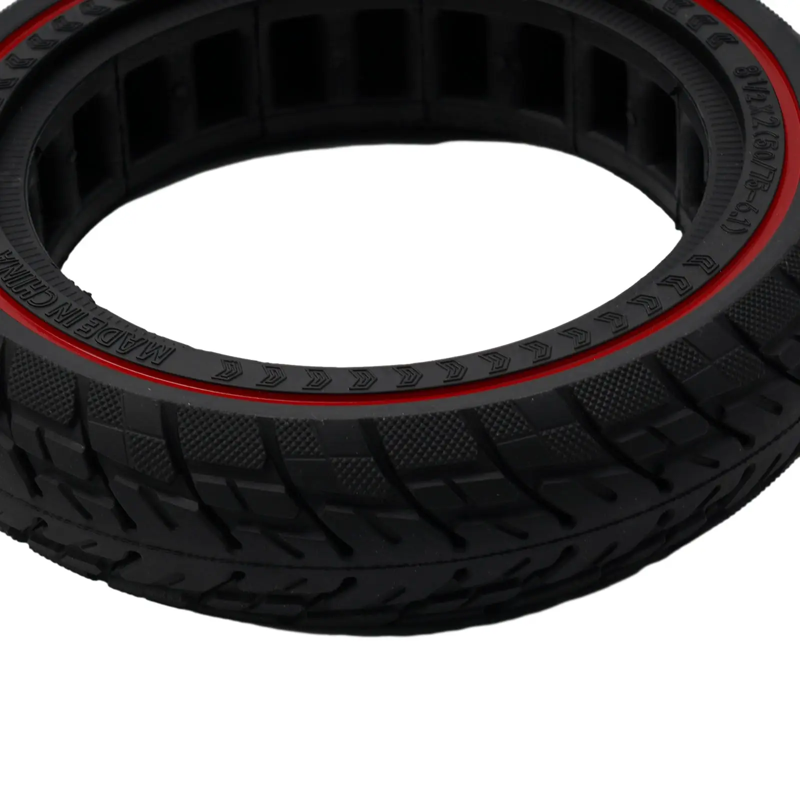 Electric Scooter Solid Tire Black Parts Replacement Roads 8.5 Inch Cycle Model 50/75-6.1 Weight 720g Practical 
Electric Scooter Solid Tire Black Parts Replacement Roads 8.5 Inch Cycle Model 50/75-6.1 Weight 720g Practical