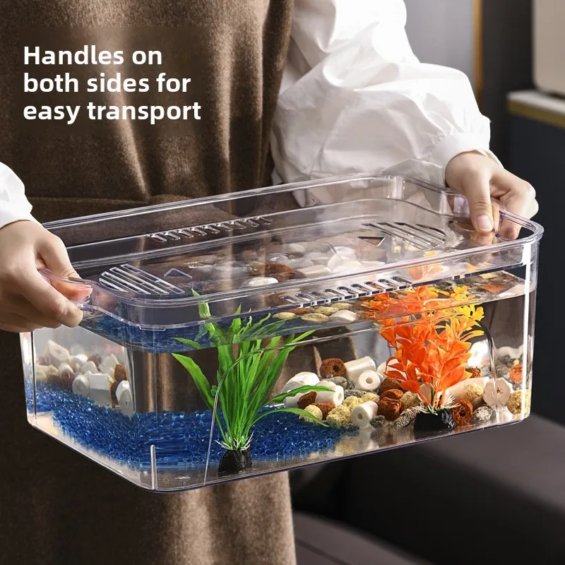 Dinosaur Special Cylinder High Definition Transparent Plastic Fish Tank Acrylic Integrated Forming with Cover Simulation Glas...
Dinosaur Special Cylinder High Definition Transparent Plastic Fish Tank Acrylic Integrated Forming with Cover Simulation Glas...