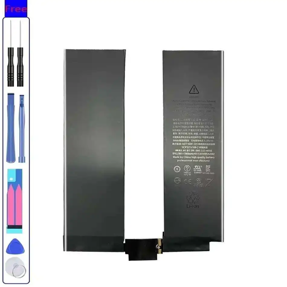 Прочный аккумулятор емкостью 7869 мАч для Apple iPad Pro 11 2018 A1980 A2013 A1934 A1979 A2042 pro11 1-й планшет
Прочный аккумулятор емкостью 7869 мАч для Apple iPad Pro 11 2018 A1980 A2013 A1934 A1979 A2042 pro11 1-й планшет