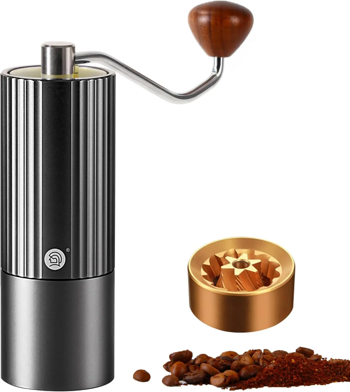 Hand Grinder with 6-Core CNC Stainless Steel Conical Burr Double Bearing for Espresso Pour Over French Press Moka Americano
Hand Grinder with 6-Core CNC Stainless Steel Conical Burr Double Bearing for Espresso Pour Over French Press Moka Americano