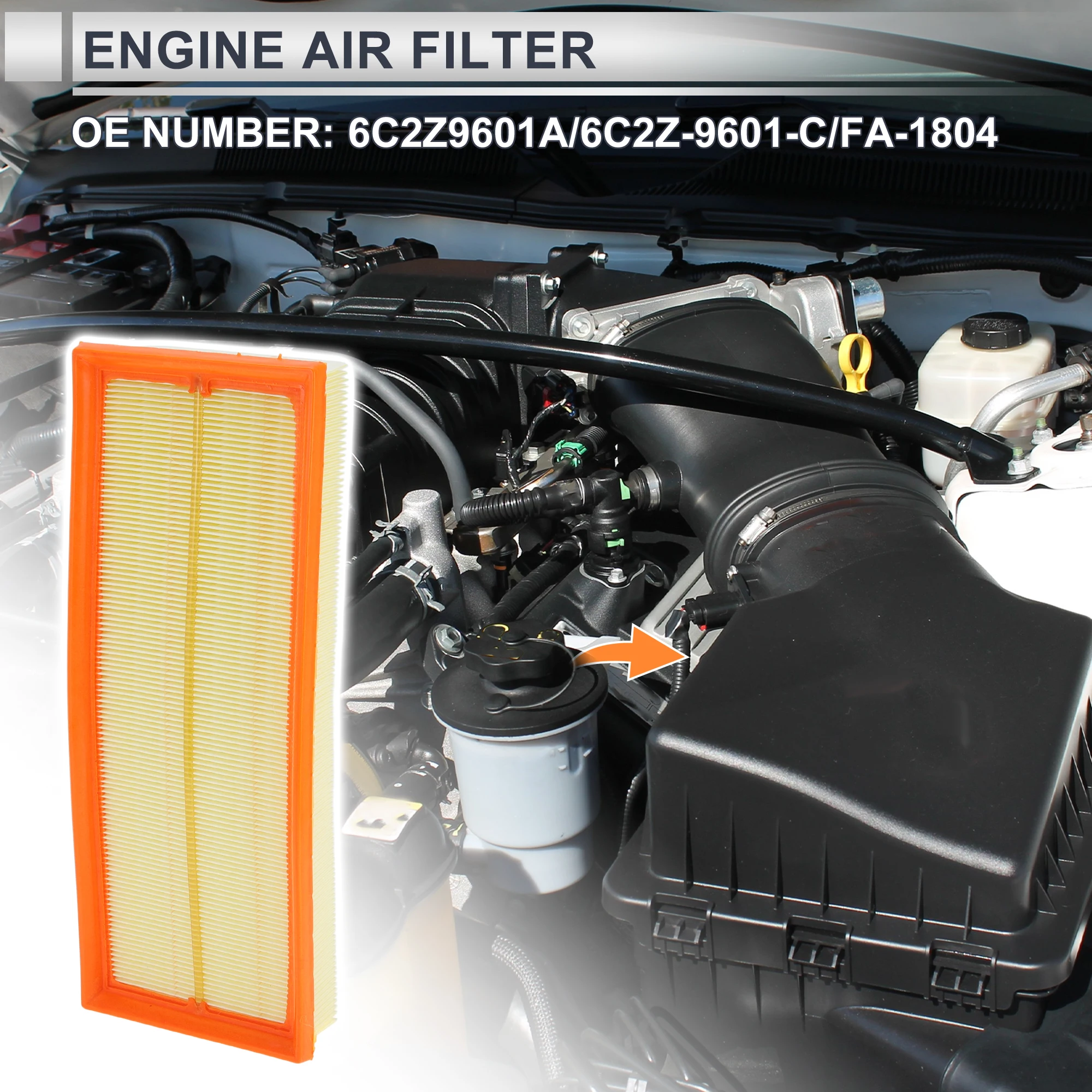 X Autohaux Car Engine Air Filter No.1120940604/1120940004 for Mercedes-Benz E3501 Pcs
X Autohaux Car Engine Air Filter No.1120940604/1120940004 for Mercedes-Benz E3501 Pcs