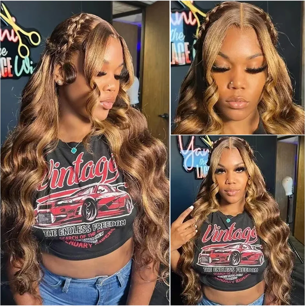 13x4 Highlight 40 Inch Body Wave Lace Front Wig Human Hair Honey Blonde 4/27 Colored 13x6 Lace Frontal Wigs For Women PrePlucked
13x4 Highlight 40 Inch Body Wave Lace Front Wig Human Hair Honey Blonde 4/27 Colored 13x6 Lace Frontal Wigs For Women PrePlucked