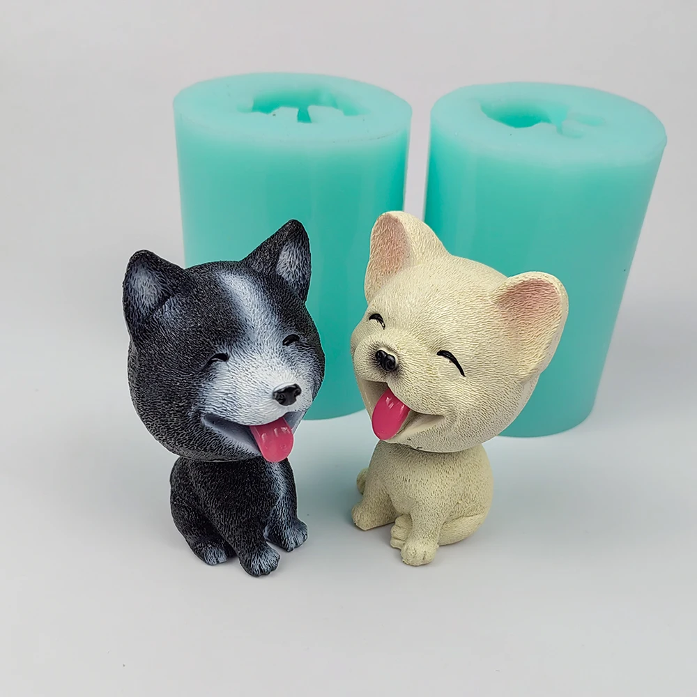 PRZY Husky Dog Candle Moulds Soap Molds 3D Dog Mold Silicone French Bulldog Puppy Mold Clay Resin Moulds
PRZY Husky Dog Candle Moulds Soap Molds 3D Dog Mold Silicone French Bulldog Puppy Mold Clay Resin Moulds