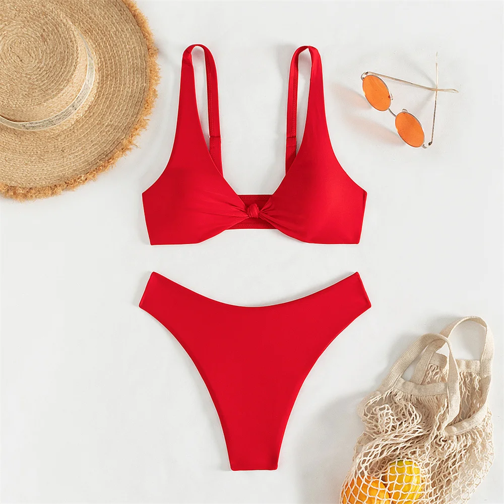 Сексуальное бикини на бретельках, красный купальник Y2K с завязками, купальник с эффектом пуш-ап для отпуска, элегантные женские пляжные наряды из двух предметов, купальные костюмы Biquinis
Сексуальное бикини на бретельках, красный купальник Y2K с завязками, купальник с эффектом пуш-ап для отпуска, элегантные женские пляжные наряды из двух предметов, купальные костюмы Biquinis